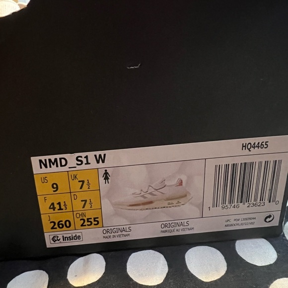 Adidas Originals Women NMD S1 Boost White HQ4465 - Picture 7 of 7
